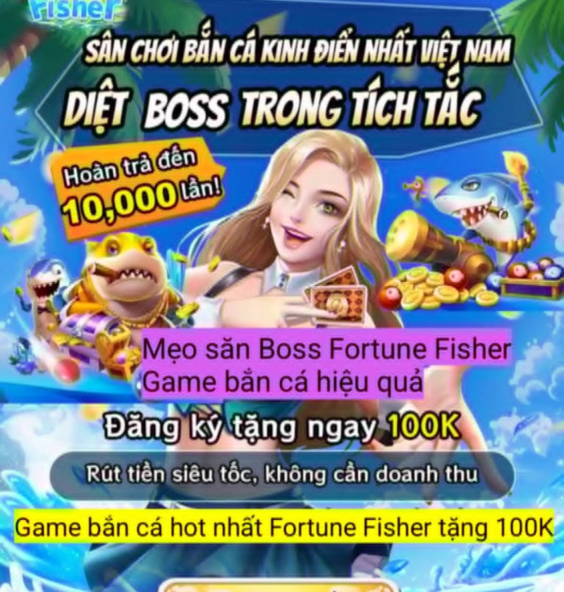 Mẹo săn Boss trong Game bắn cá Fortune Fisher