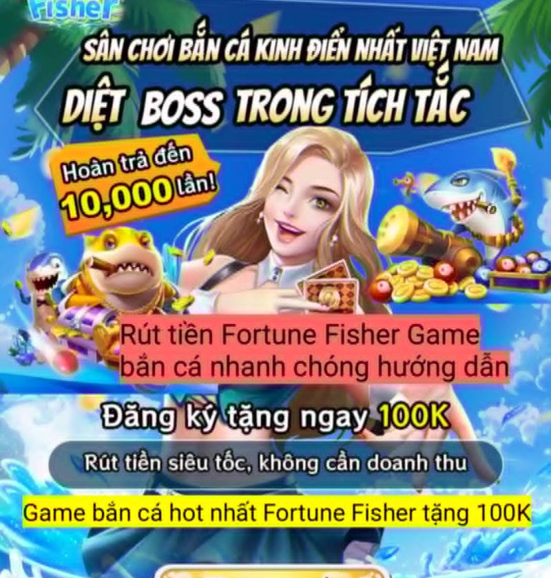Rút tiền Fortune Fisher
